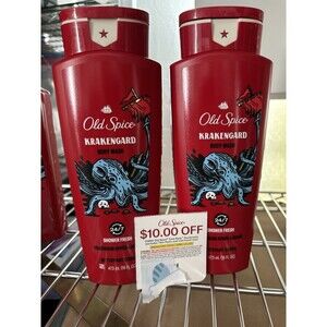 NEW Old Spice Men's Body Wash Krakengard Scent 16 fl oz (Pack of 2)